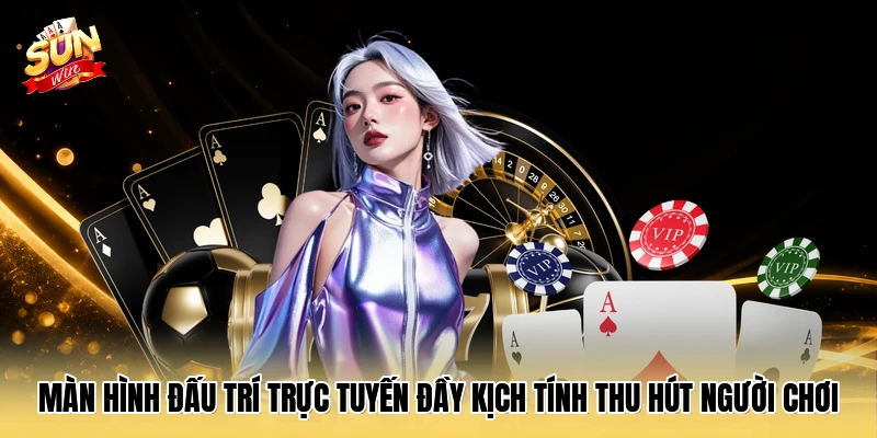Màn hình đấu trí trực tuyến đầy kịch tính thu hút người chơi