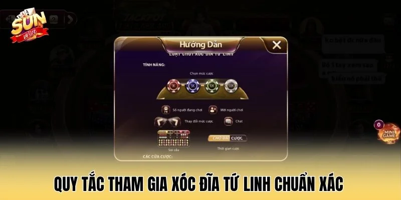 Quy tắc tham gia xóc đĩa tứ linh chuẩn xác