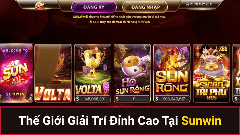Thế Giới Giải Trí Đỉnh Cao Tại Sunwin